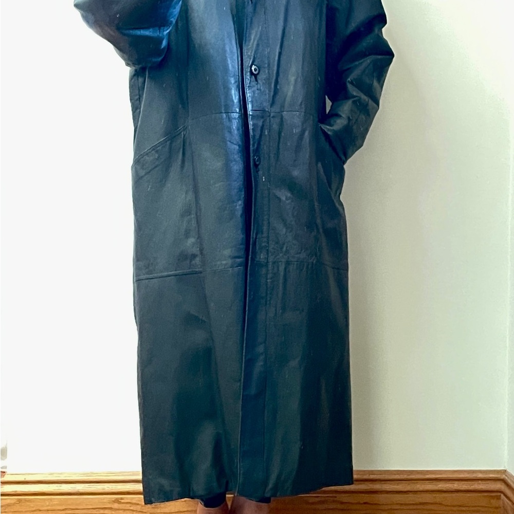 Jacqueline Ferrar Black Trench Coat